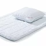 CelinaTex First Class Duo Steppdecken Winterdecke 155 x 220 cm Set mit 1x Kopfkissen 80 x 80 cm Winter Bettdecke