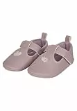 Sterntaler Baby Ballerinas Herz - Baby Schuhe aus Kunstleder mit Herz-Stickerei und Klettverschluss - Kleinkind Mädchen Schuhe mit rutschfester Sohle, pastellviolett, Größe 20