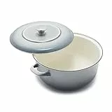 Merten & Storck Dutch Oven Runder Schmortopf, 26cm/5 Liter, Galaxy Grau mit Farbverlauf
