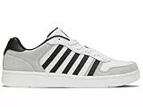 K-Swiss Court Palisades Herren Turnschuh , White Gray Black, 43 EU
