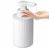 Phneems Seifenspender Automatisch Elektrischer Automatic Soap Dispenser Mit Sensor No Touch Sensor Automatischer Seifenspender FüR Bad,KüChe,BüRo USB Weiß