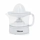 Tristar CP-3005 Zitruspresse – mit Fruchtfleischfilter – 2 Presskegelgrößen für jede Zitrusfrucht – 500 ml Fassungsvermögen – abnehmbarer Behälter – Rutschfeste Füße