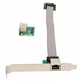 Annadue Gigabit Ethernet Server Netzwerkadapter, M.2 A+E I210AT Gigabit Server Netzwerkkarte, 10/100/1000 Mbit/s RJ45 Single Port Ethernet Karte NIC für Windows, Server, Linux