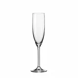 Leonardo Daily Sekt-Gläser 6er Set, Sekt-Kelch mit Stiel, spülmaschinenfeste Sekt-Kelche, Höhe 24,5 cm, 200 ml, 063314