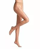 FALKE Damen Strumpfhose Shelina Toeless 12 DEN W Ti ultra-transparent einfarbig 1 Stück, Hautfarben Powder 4169, L