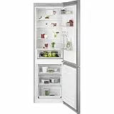 AEG ORC5S331EX 5000 ColdSense Freistehende Kühl-Gefrierkombination - 339L, 1860mm, LowFrost, LED-Beleuchtung, Inverter Kompressor, FrostMatic, Automatisches Abtauen, Edelstahl
