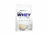 ALLNUTRITION Whey Protein 908g 1er pack Eiweißpulver Molkenproteinpulver Muskelaufbau mit Verzweigte Aminosäuren BCAA (White Chocolate)