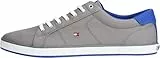 Tommy Hilfiger Herren Vulcanized Sneaker Schuhe, Grau (Steel Grey), 43 EU