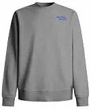 Red Bull Racing X Pepe Jeans Herren Reflect Logo Crew Sweatshirt, Grau (Marl Grey), XL, Grau (Marl Grey), XL