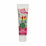 FunCakes Food Colour Gel Leaf Green: Hochkonzentrierte Lebensmittelfarbe für Teig, Sahne, Fondant, Marzipan. Einfache Dosierung. Einzelne Tropfen, um lebendige Farben zu erzeugen. Halal. 30 g.