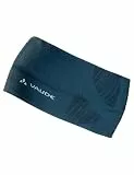 VAUDE Cassons Stirnband – Leichtes Schweißband unter Verwendung von recyceltem Polyester für Bergsport, Schweißband trocknet schnell - dark sea/dark sea, Einheitsgröße
