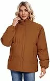 Actcat Damen Jacke Herbst Winter, Warme Steppjacke, Übergangsjacke & Wintermantel, Langarm Daunenmantel, Baumwolljacke für Damen
