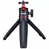 Rollei Ministativ Comfort Desktop, Tischstativ mit 360° Kugelkopf für DSLR DSLM & Kompakt-Kameras Mini Stativ Tragbar 2-in-1 Kamerastativ Klein & Handy Stativ, Ministativ-Handystativ-Tischstativ-Klein
