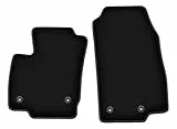 Wielganizator Velours Vorne Fußmatten passend für Ford B-MAX (2012-2017) | Qualität: Basic - Genaue Passform, rutschfeste Untregrund 2-teilig - Schwarz