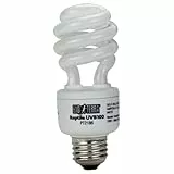 Exo Terra Reptile UVB 100, Tropische Terrarienlampe, Kompakte UVB Lampe fuer tropische und subtropische Reptilien, 13W, Fassung E27, Weiß