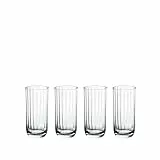 Villeroy & Boch - Rose Garden Longdrink-Glas Set 4-teilig 300 ml Klar, Spülmaschinenfest, Longdrink Gläser Set, Glas Set für Cocktails, Longdrinks oder Matcha, Trinkgläser, Kristallglas