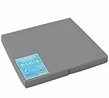 PEKITAS Matratze für Laufstall, 95 x 95 cm, Dicke 5 cm, waschbarer Bezug, Kern aus festem Schaumstoff, Grau, kompatibel mit Hauk Sleep N Play SQ Lionello