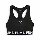 PUMA Damen 4keeps Elastic Bra Sport-BHS, Puma Black, S EU