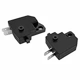 Hoembpn 2pcs Bremslichtschalter für Motorrad Links und Rechts, Geeignet für die meisten Universellen Motorräder