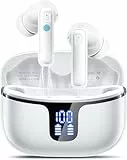Bluetooth Kopfhörer, Kopfhörer Kabellos Bluetooth 5.3Tiefer Bass, In Ear Kopfhörer mit 4 ENC Mic, 2025 Kabellose Kopfhörer 40Std Noise Cancelling Earbuds IP7 Wasserdicht Ohrhörer USB-C LED Anzeige
