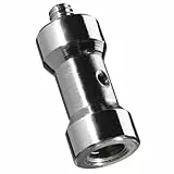 Walimex Spigot 1/4 auf 3/8 Zoll Gewinde, Silber