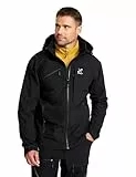 RevolutionRace Hiball Softshell Jacket für Herren, Outdoor Jacke für Wandern, Black, XXL