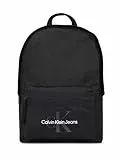 Calvin Klein Jeans Herren Rucksack aus Recyceltem Polyester, Schwarz (Black), Onesize