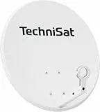 TechniSat TECHNITENNE 60 - Satellitenschüssel (digital Sat Anlage, Antenne mit Masthalterung, vorbereitet für die Aufnahme eines 40 mm LNB) 60 cm Spiegel, lichtgrau