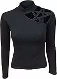 Spiral Gothic Elegance Frauen Langarmshirt schwarz M 100% Baumwolle Gothic, Rockwear