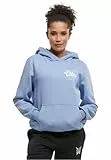 Other Brands Print Miss Tee Damen Kapuzenpullover, 70% Baumwolle, 30% Polyester, PowderBlue, M