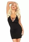 Clubwear Deep-V mini Kleid
