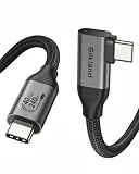 Silkland 40Gbps USB4 für Thunderbolt 4 Kabel 1M, USB C Kabel 8K@60Hz 4K@144Hz HDR, 240W PD3.1 USB C mit Thunderbolt 5 Kabel für MacBook, Hub, Dock, PSSD, iPhone 16, Galaxy S25, Monitor, Android Auto