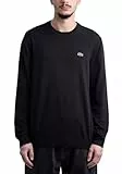 Lacoste Herren Pullover Rundhals AH0128, Männer Basic Strickpulli,Regular Fit,Schwarz,4 (M)