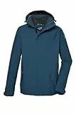 killtec Herren Funktionsjacke/Outdoorjacke mit abzippbarer Kapuze KOS 87 MN JCKT, ocean, XL, 43281-000