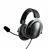 CHERRY XTRFY H1, Profi Gaming-Headset, Optimiert für esports, Große Ohrkissen mit Memory-Foam, 2 Austauschbare Mikrofone, inkl. SC1 USB-Soundkarte, Schwarz