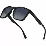 Gesruny Sonnenbrille Herren polarisiert sunglasses men UV400 Blend Schutz Rechteckig Ultraleicht Sonnenbrillen Klassisch Retro Unisex Outdoor sport brille Fahren Golf Angeln Reise,Schwarzverlauf