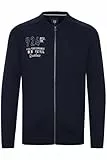 FQ1924 Erland Herren Strickjacke Cardigan Grobstrick, Größe:L, Farbe:Navy Blazer (193923)