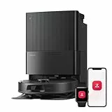 roborock Qrevo S Pro Saugroboter mit Wischfunktion, verbessert von QV 35A, 18.500 Pa, 75 °C Heißwasser-Moppreinigung, Anti-Tangle System, Reactive Tech Hindernisvermeidung, All-in-One Dock (Schwarz)