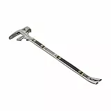 STANLEY FatMax Abbruchwerkzeug Brecheisen Stemmeisen Fubar III (5-in-1 Abbruchwerkzeug, Vorschlaghammer, Nagelschlitz, Backen für Hölzer, Stemmeisen) 1-55-120
