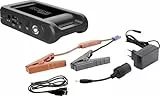 Technaxx 12000 mAh Starthilfe mit Powerbank für Auto Starterbatterie (Benzinmotoren bis zu 4.0L / Dieselmotoren bis zu 2,5 L) TX-218 - Starthilfegerät mit 2X USB-A Anschluss & LED-Leuchte