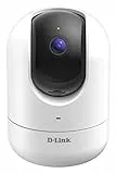 D-Link DCS-8526LH/B1 Compact 2K QHD Pan & Tilt Wi-Fi Camera (1440p, motorisiertes, Nachtsicht, Cloud/SD Recording, KI-basierte Personen/CO Alarm - und Rauchmelder Alarm Tonerkennung, 2-Way Audio)