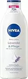 NIVEA Body Lotion Lavendel & Pflege, Körpercreme mit Lavendelduft und Tiefenpflege Serum für 72h Feuchtigkeit, Körperlotion mit Ölen natürlichen Ursprungs (400 ml)