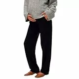 MAMA.LICIOUS Damen MLLIF Straight JRS Pant NOOS Hose, Black, XS