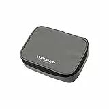 Walker 49114-375 - Schlamperbox Big 'Steel Grey', Federmappe mit großem Hauptfach, doppelseitiger Trennwand mit 26 Stiftfächern, Stundenplan-Steckfach, Zippfach und stabilem Reißverschluss