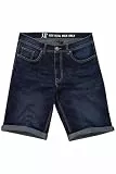 JP 1880 Herren große Größen Übergrößen Menswear L-8XL Bermuda, Denim, 5-Pocket, Stretch, Regular Fit Dark Blue Denim 66 809109903-66
