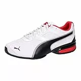 PUMA Herren Tazon 6 FM Low-Top Trainer, Puma White-Puma Black-Puma Silver, 44.5 EU