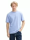TOM TAILOR Denim Herren 1045021 T-Shirt, 11486 - Brunnera Blue, XL EU