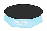Bestway PVC-Abdeckplane Ø 240 cm, schwarz, rund
