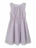 NAME IT Mädchen Kleid festliches Tüllkleid Pünktchen nkfVABOSS (146, Orchid Petal)