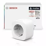 Bosch Smart Home Zwischenstecker kompakt [+M], smarte Steckdose mit Matter, Stromverbrauch messen & Energiekosten senken, App- & Sprachsteuerung, Apple Home, Google Home & Alexa kompatibel